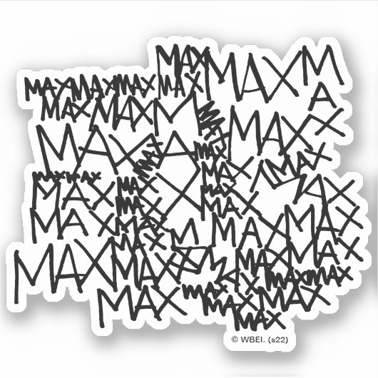 Waar de wilde dingen zijn | Max. herhaling Sticker (Voorkant)