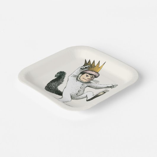 Waar de wilde dingen zijn | Max. Papieren Bordje (Gebogen)