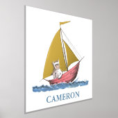 Waar de wilde dingen zijn | Max Sailing Folie Afdrukken (Laagn)