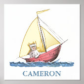 Waar de wilde dingen zijn | Max Sailing Folie Afdrukken (Voorkant)