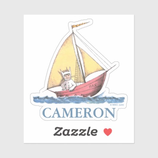 Waar de wilde dingen zijn | Max Sailing Sticker (Vel)