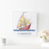 Waar de wilde dingen zijn | Max Sailing Vierkante Klok (Huis)