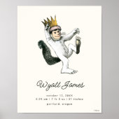 Waar de wilde dingen zijn - Max | Vogelvlekken Poster (Voorkant)