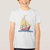 Waar de Wilde Dingen Zijn | Max Zeilen Tri-Blend Shirt (Voorkant)