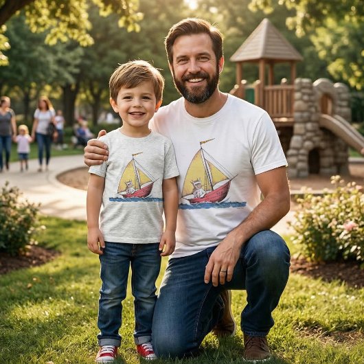 Waar de Wilde Dingen Zijn | Max Zeilen Tri-Blend Shirt