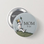 Waar de wilde dingen zijn | Moeder om te zijn Ronde Button 5,7 Cm (Voorkant /achterkant)