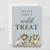 Waar de wilde dingen zijn | Neem een traktatie Kaart (Voorkant)