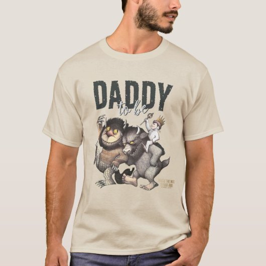 Waar de wilde dingen zijn | Papa zal worden T-shirt (Voorkant)