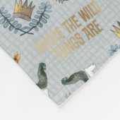 Waar de wilde dingen zijn patroon fleece deken (Hoek)