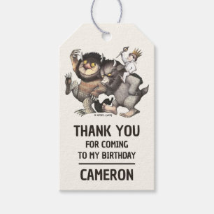 Waar de Wilde Dingen Zijn Personages Cadeaulabel