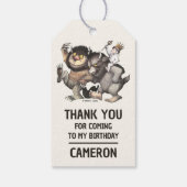 Waar de Wilde Dingen Zijn Personages Cadeaulabel (Achterkant)