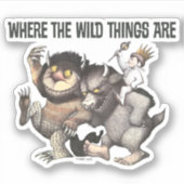 Waar de Wilde Dingen Zijn Personages Sticker (Voorkant)