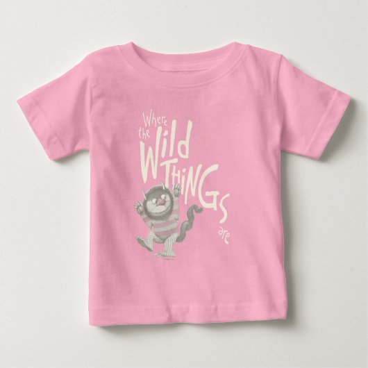 Waar de wilde dingen zijn Quote - Roze (Voorkant)