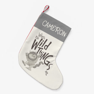 Waar de Wilde Dingen Zijn Quote   Voeg je naam toe Kleine Kerstsok