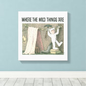 Waar de wilde dingen zijn | Scene 1 Canvas Afdruk (Insitu (Houten vloer))