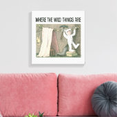 Waar de wilde dingen zijn | Scene 1 Canvas Afdruk (Insitu (Woonkamer))