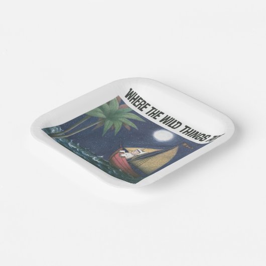 Waar de wilde dingen zijn | Scène 2 Papieren Bordje (Gebogen)