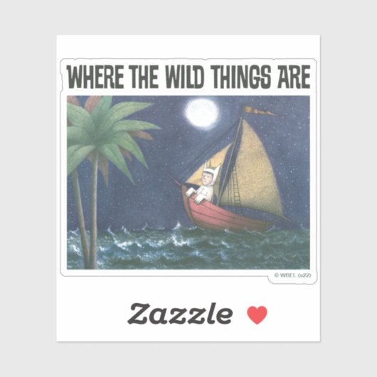 Waar de wilde dingen zijn | Scène 2 Sticker (Vel)