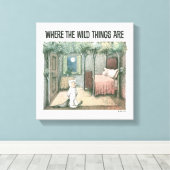 Waar de wilde dingen zijn | Scene 3 Canvas Afdruk (Insitu (Houten vloer))