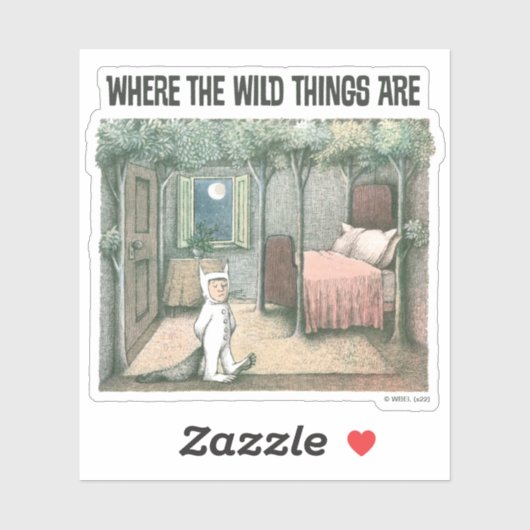 Waar de wilde dingen zijn | Scene 3 Sticker (Vel)