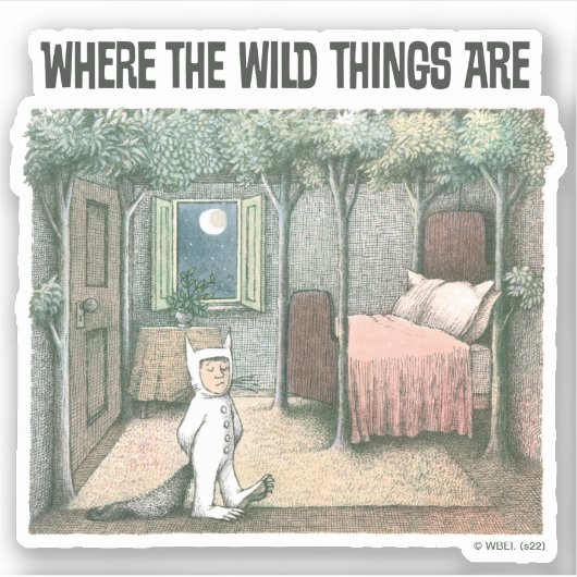 Waar de wilde dingen zijn | Scene 3 Sticker (Voorkant)
