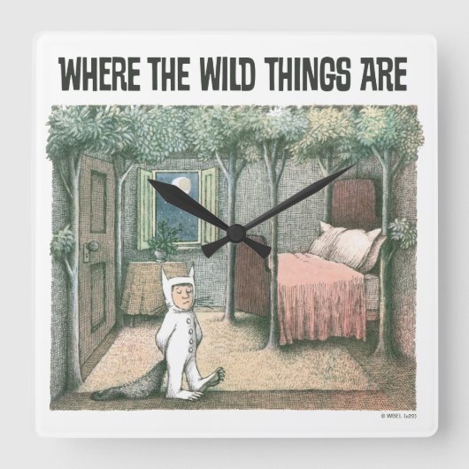 Waar de wilde dingen zijn | Scene 3 Vierkante Klok (Voorkant)