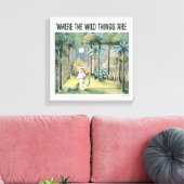 Waar de wilde dingen zijn | Scène 4 Canvas Afdruk (Insitu (Woonkamer))