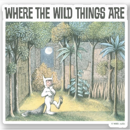 Waar de wilde dingen zijn | Scène 4 Sticker (Voorkant)