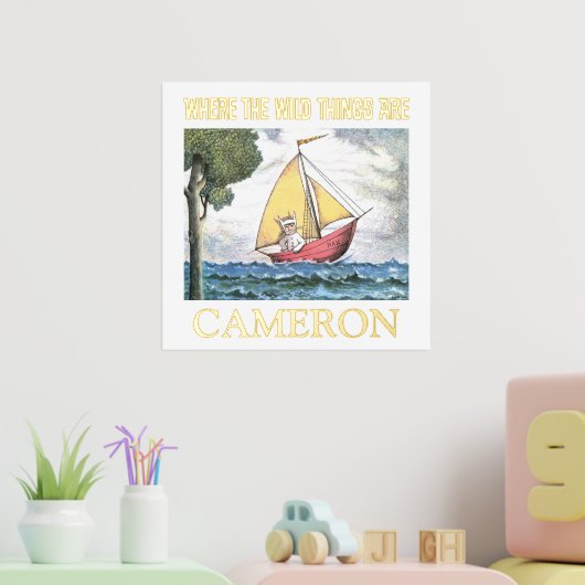 Waar de wilde dingen zijn | Scène 5 Folie Afdrukken (Insitu (Kinderkamer 2))