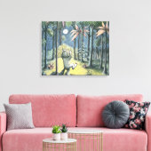 Waar de wilde dingen zijn | Scène 6 Canvas Afdruk (Insitu (Woonkamer))