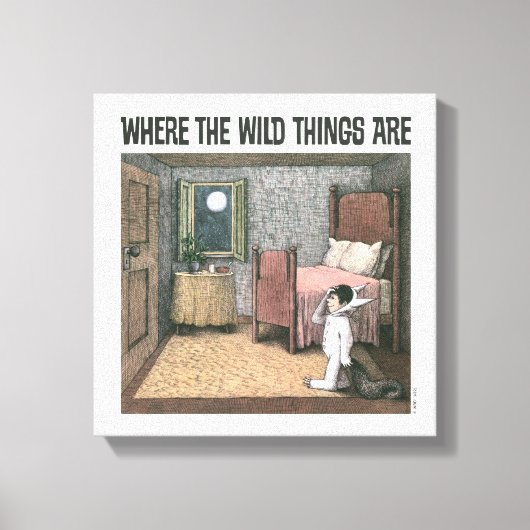 Waar de wilde dingen zijn | Scene 7 Canvas Afdruk (Voorkant)