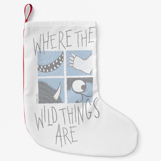 Waar de wilde dingen zijn | Square Graphic Kleine Kerstsok (Voorkant)