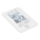 Waar de wilde dingen zijn | Square Graphic Magneet (Rechterzijde)