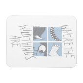 Waar de wilde dingen zijn | Square Graphic Magneet (Horizontaal)