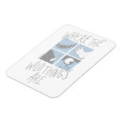 Waar de wilde dingen zijn | Square Graphic Magneet (Linkerzijde)
