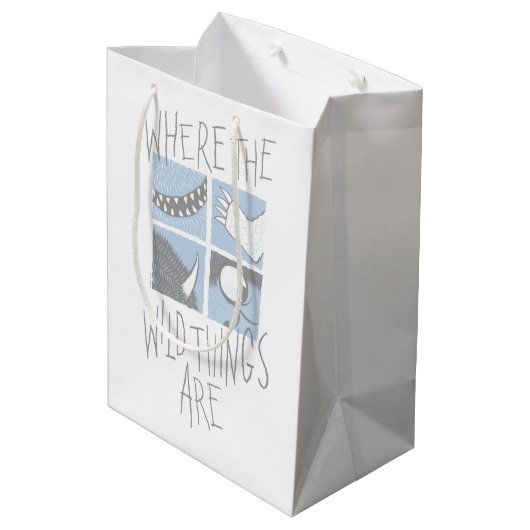 Waar de wilde dingen zijn | Square Graphic Medium Cadeauzakje (Achterkant Gekanteld)