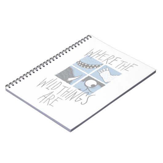 Waar de wilde dingen zijn | Square Graphic Notitieboek (Linkerzijde)
