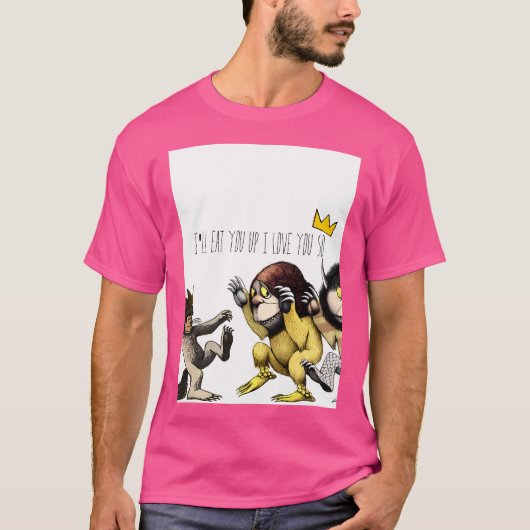Waar de wilde dingen zijn t-shirt (Voorkant)