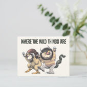 Waar de wilde dingen zijn | Twee wilde dingen Briefkaart (Staand voorkant)