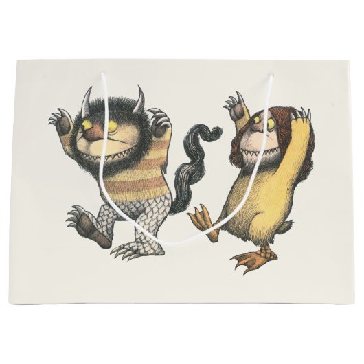 Waar de wilde dingen zijn | Twee wilde dingen Groot Cadeauzakje (Voorkant)