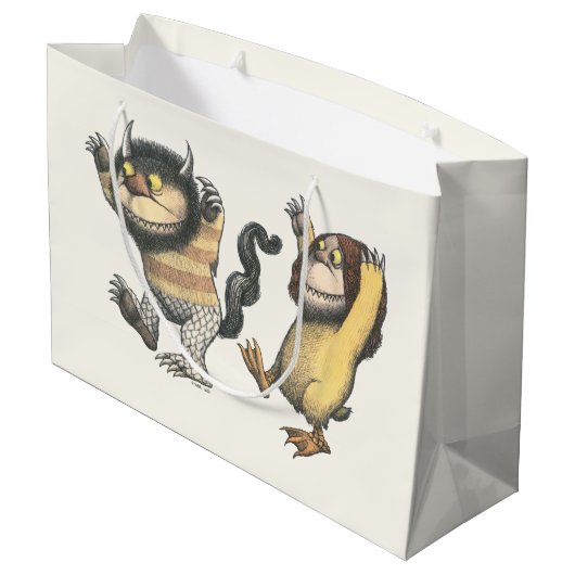 Waar de wilde dingen zijn | Twee wilde dingen Groot Cadeauzakje (Achterkant Gekanteld)