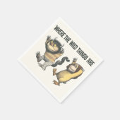 Waar de wilde dingen zijn | Twee wilde dingen Servet (Hoek)