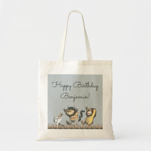 Waar de Wilde Dingen Zijn Verjaardag Tote Bag (Voorkant)