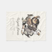 Waar de wilde dingen zijn | Vogelvlekken Fleece Deken (Voorkant (Horizontaal))