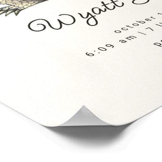 Waar de wilde dingen zijn | Vogelvlekken Poster (Hoek)