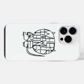 Waar de Wilde Dingen Zijn | Wild Thing-schets iPhone Hoesje (Achterkant horizontaal)