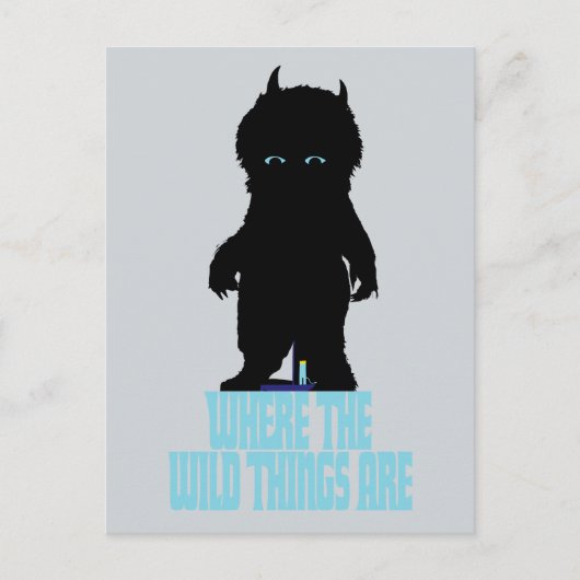 Waar de wilde dingen zijn | Wild Thing Silhouette Briefkaart (Voorkant)