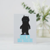 Waar de wilde dingen zijn | Wild Thing Silhouette Briefkaart (Staand voorkant)