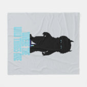 Waar de wilde dingen zijn | Wild Thing Silhouette Fleece Deken (Voorkant (Horizontaal))