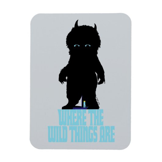 Waar de wilde dingen zijn | Wild Thing Silhouette Magneet (Verticaal)
